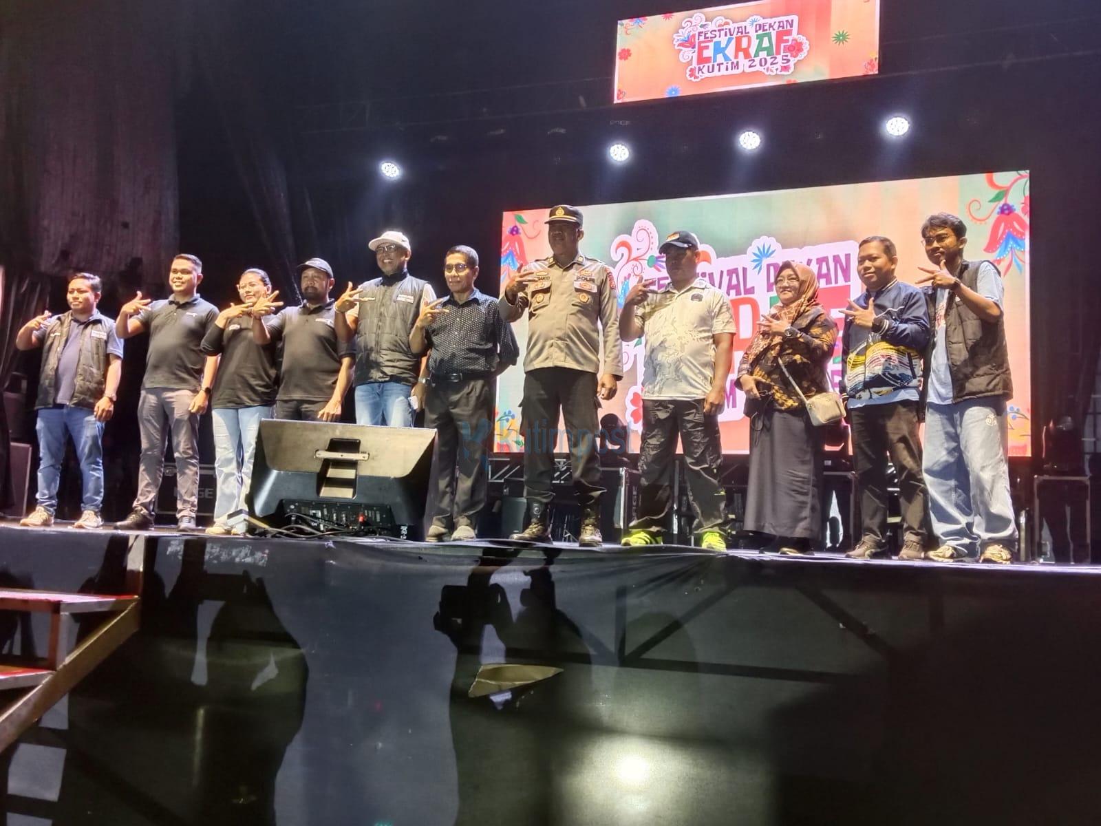 Pemerintah Dorong Pelaku Kreatif Tingkatkan Daya Saing, Penutupan Festival Ekraf Kutim 2025