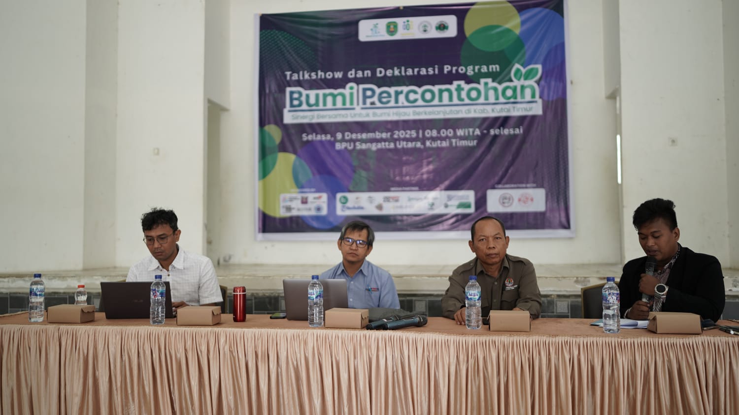 Talkshow dan Deklarasi Bumi Percontohan Dorong Sinergi Wujudkan Kutai Timur Hijau Berkelanjutan